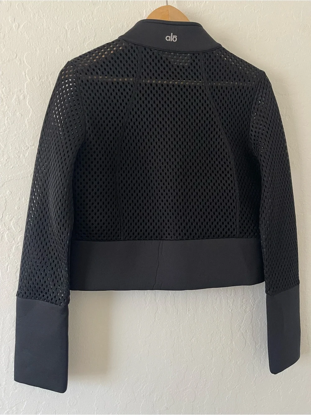 Alo After Yoga Cropped Scuba Mesh Jacket